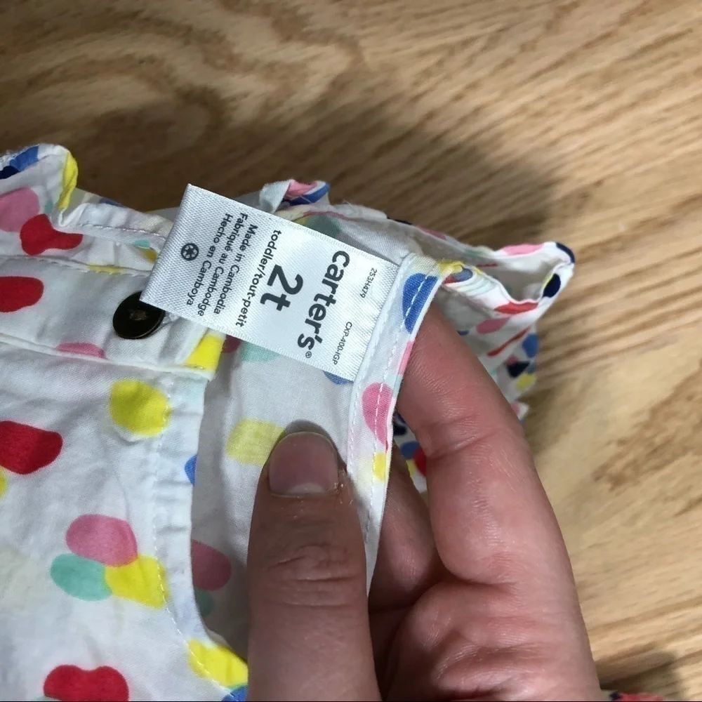 Carter’s Colorful Top Bundle 2 Pack Sz 2T